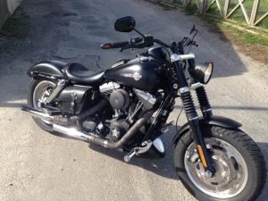 Sacoche Myleatherbikes Harley Dyna Fat bob_17